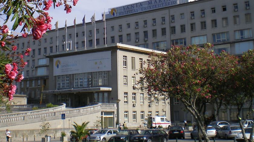 Vítima teve de ser transportada de helicóptero para o Hospital de Santa Maria, em Lisboa. Foto: DR