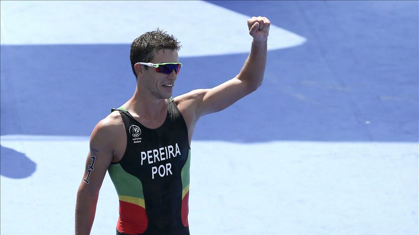 João Pereira conquistou o diploma olímpico com a sua prestação. Foto: Inácio Rosa/Lusa