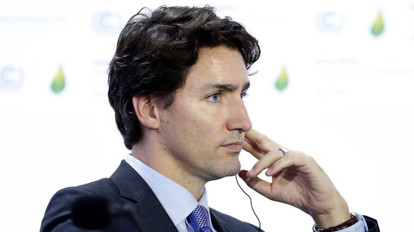 Problemas para o primeiro-ministro canadiano, Justin Trudeau. Foto: EPA