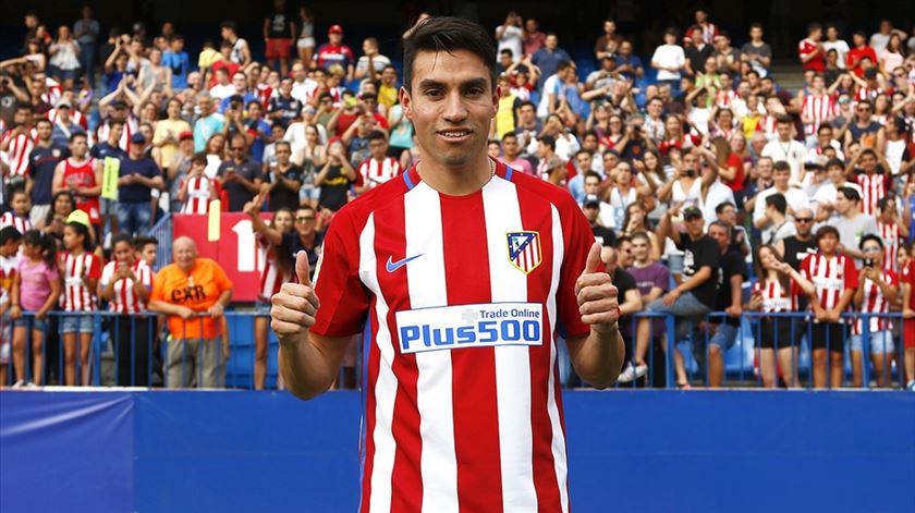 Gaitán assinou até 2020 pelo Atlético de Madrid. Foto: atleticodemadrid.com