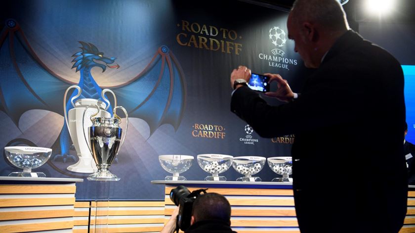 Final da Champions é a 3 de Junho, em Cardiff. Foto: Laurent Gillieron/EPA
