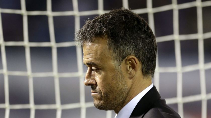 Luis Enrique, treinador do Barcelona. Foto: DR