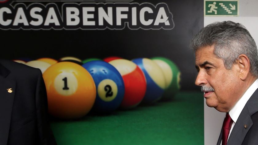 Luís Filipe Vieira inaugurou Casa do Benfica em Mem Martins. Foto: Manuel de Almeida/Lusa