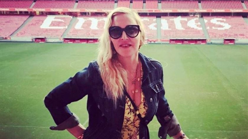Madonna no Estádio da Luz. Foto: DR