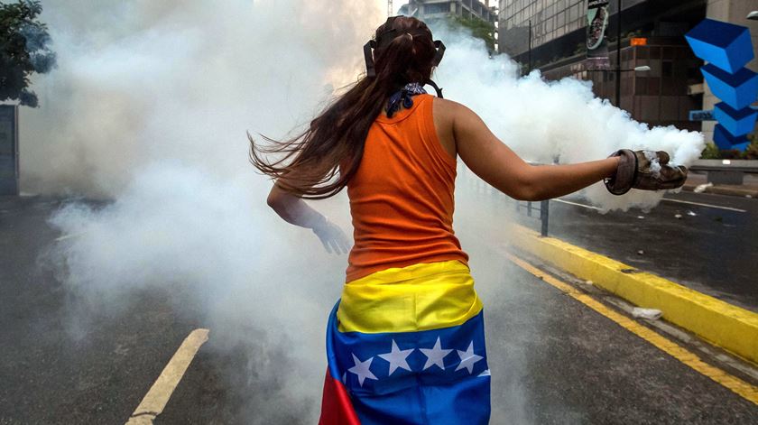 Venezuela vive os dias do caos. Foto: Miguel Gutierrez/EPA