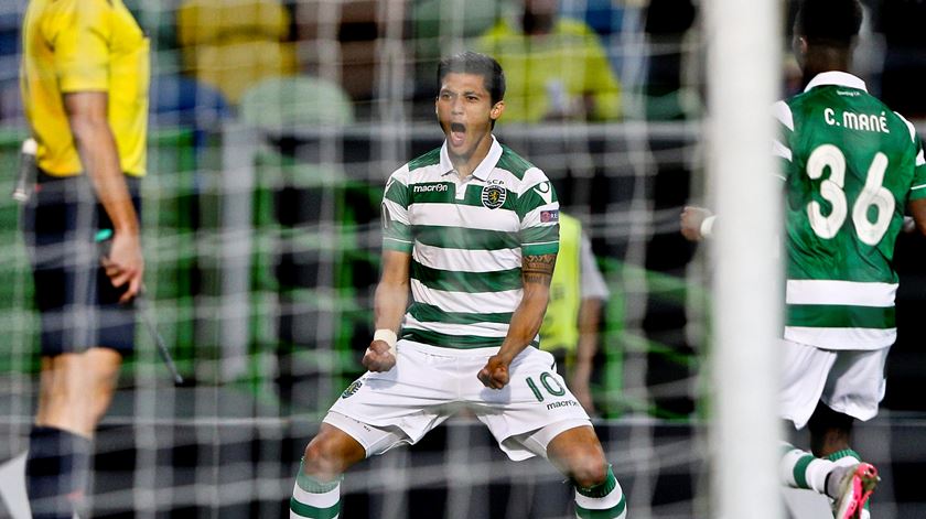 Montero festejou três golos na Liga Portuguesa, esta temporada. Foto: Miguel A. Lopes/Lusa