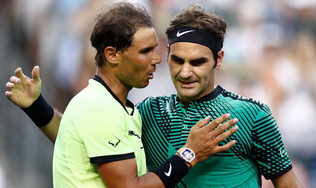 Federer e Nadal travaram uma das grandes rivalidades da história do ténis Foto: Larry W. Smith/EPA