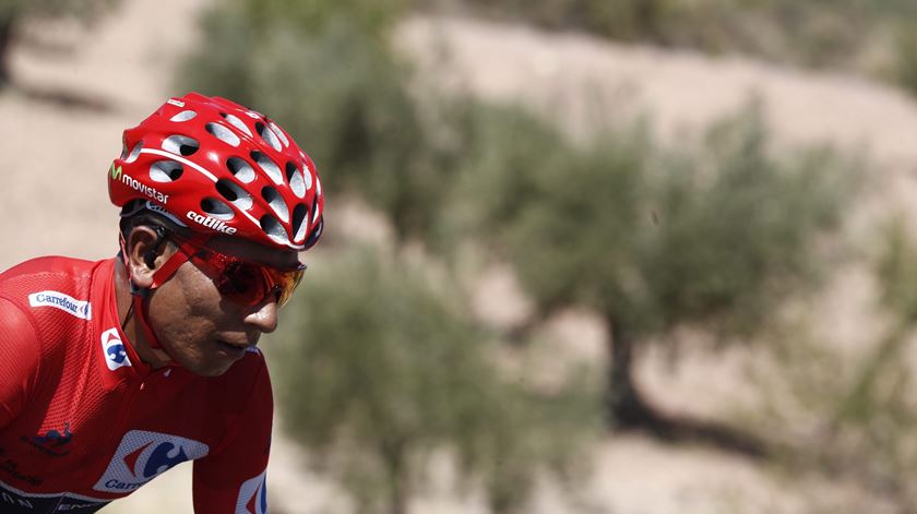 Quintana voltou a desiludir no Tour. Foto: Javier Lizon/EPA