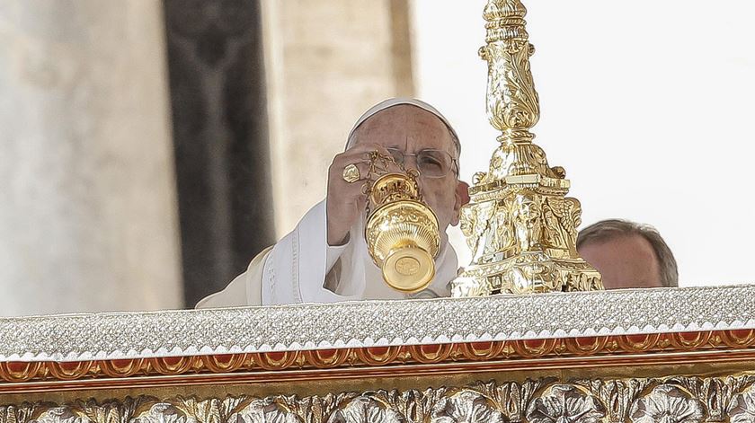 Papa presidiu à missa que encerrou o Anbo da Misericórida. Foto: Giuseppe Lami/EPA