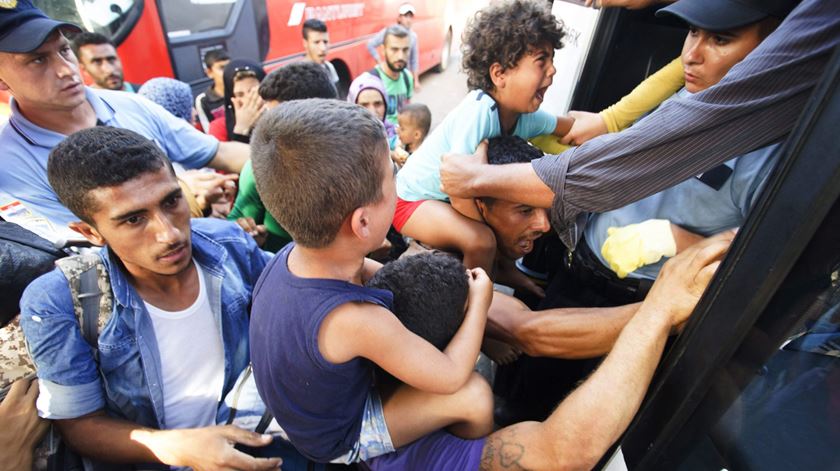 Milhares de refugiados chegaram à Croácia nos últimos dias. Foto: EPA