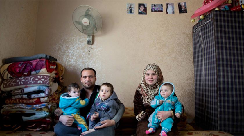 Refugiados sírios na Jordânia. Foto: Amnistia Internacional