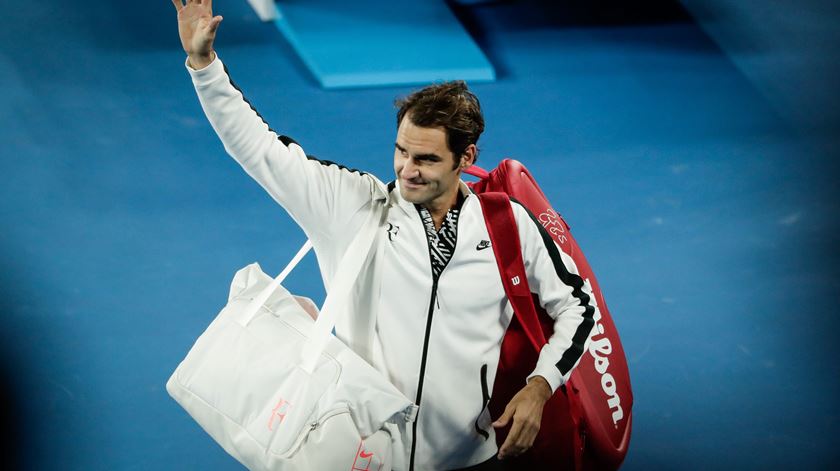 Federer juntou-se a Wawrinka. Foto: Mark R. Cristino/EPA