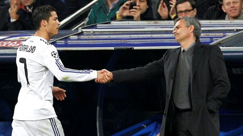 Mourinho trabalhou com Ronaldo no Real Madrid Foto: DR