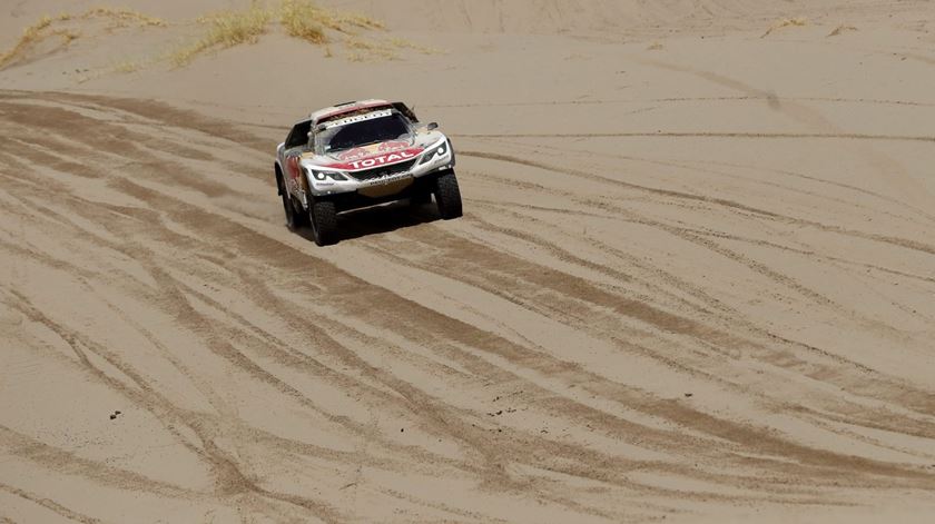 A Peugeot venceu o Dakar em 2016 e 2017. Foto: David Fernandez/EPA