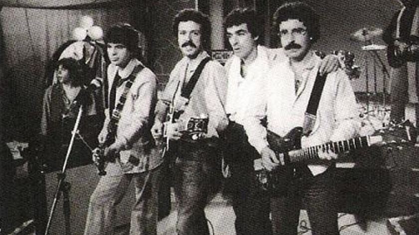 Os Sheiks: Paulo de Carvalho, Fernando Chaby, Carlos Mendes e Jorge Barreto. Eram uma espécie de Beatles à portuguesa nos anos 60