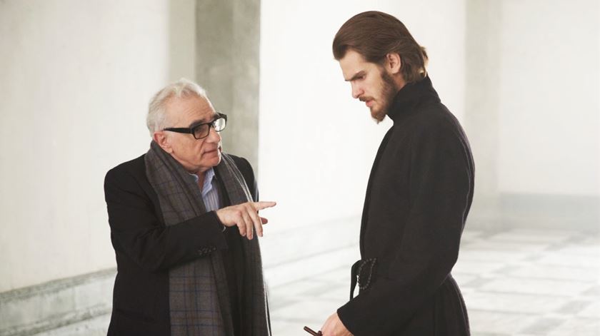 Martin Scorsese e Andrew Garfield