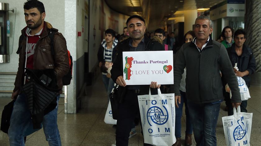 Refugiados yazidi chegam a Portugal Foto: Tiago Petinga/Lusa
