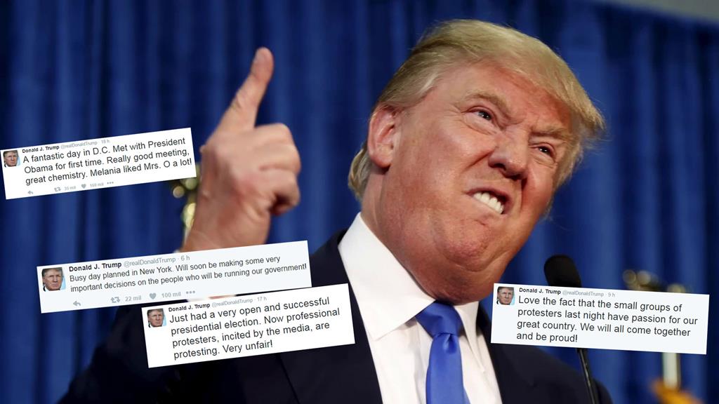 O Twitter tem sido a rede social de preferência de Donald Trump. Foto: DR