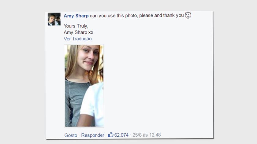 O "post" de Amy Sharp