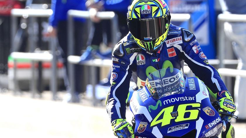 Valentino Rossi pode falhar a próxima prova de MotoGP Foto: Manuel Bruque/EPA